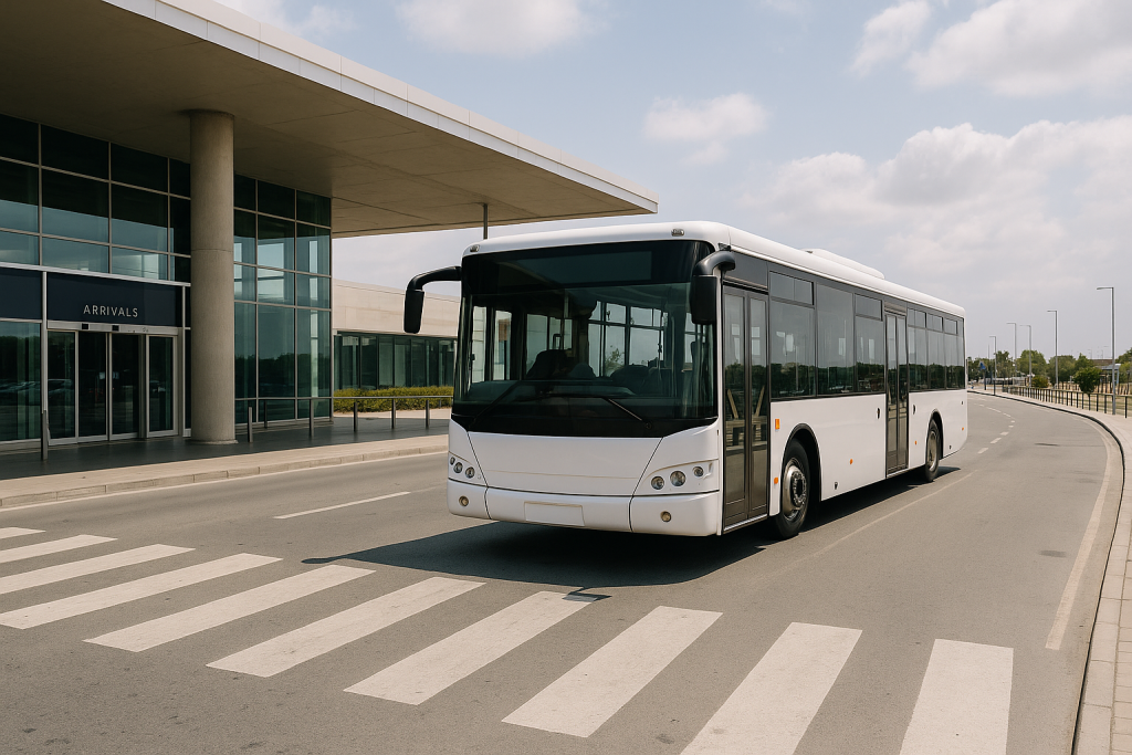 Larnaca airport Cyprus transport bus - image 1